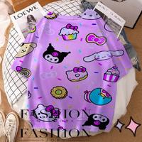 Gambar Kaos kuromi melody jumbo kaos cinnamoroll hello kitty jumbo kaos wanita jumbo dari klover shop undefined 2 Tokopedia