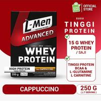 Gambar L-Men Whey Advanced Cappuccino 250 gram - Suplemen Tinggi Whey Protein dari slimming medicine shop undefined 1 Tokopedia