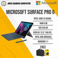 Gambar MICROSOFT SURFACE PRO 6/INTEL CORE I5-8350U/RAM 8GB/SSD 256GB/WIN11/12,5" dari JOSS GANDOS MARINA_NEW undefined 1 Tokopedia