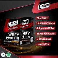 Gambar L-Men Whey Advanced Cappuccino 250 gram - Suplemen Tinggi Whey Protein dari slimming medicine shop undefined 3 Tokopedia