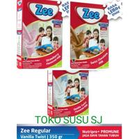 Gambar ZEE REGULER VANILA TWIST SWIZZ CHOCOLATE STRAWBERRY 340 GRKRUNCH KIDZEE3375grVANILLACOKLATSTROBERI350GR350 gram - COKLAT ED dari Affan Susu Shop undefined 4 Tokopedia