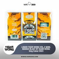 Gambar LIQUID TIGER WONG VOL.2 60ML MANGO BLAST BY BAIM WONG - 3mg Cukai 2023 dari Zoomer Store_NEW undefined 1 Tokopedia
