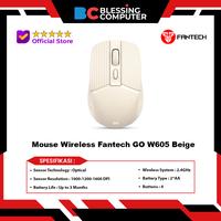 Gambar Mouse Wireless Fantech GO W605 Beige dari Blessing Computer Bali undefined 1 Tokopedia