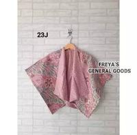 Gambar [FREYA] Outer Wanita Model Lowo Motif Batik Bolak Balik Bahan Katun Halus Premium V1 - 4A Abu dari Freya's General Goods undefined 3 Tokopedia