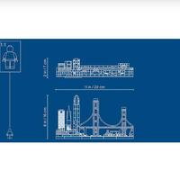 Gambar SALE LEGO ARCHITECTURE 21043 SAN FRANSISCO BUILD DISPLAY MODEL SKYLINE ORI TERMURAH dari tokonadia88 undefined 5 Tokopedia