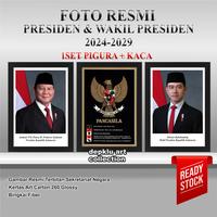 Gambar foto presiden dan wakil 1 SET uk. A3 (30x42) & Bingkai Fiber Hitam dari Beneranshop undefined 2 Tokopedia