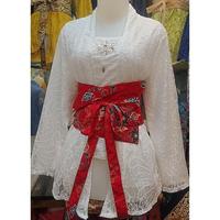 Gambar Obi Belt Kain Motif Batik Modern Simpel Terbaru - Obi Belt F dari dahliantk undefined 5 Tokopedia