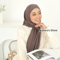 Gambar [NEW] Hijab Segi Empat Inner Instan 2 Layer Ukuran 115x115 CM Bahan Baby Doll Berkualitas V1 - Black dari Aurora's Store ID undefined 2 Tokopedia