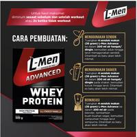 Gambar L-Men Whey Advanced Choco Vanilla 500 gram - Suplemen Tinggi Whey Protein dari slimming medicine shop undefined 3 Tokopedia