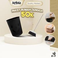 Gambar TP Angola Paket Rumah Tangga 50K Tempat Sampah Dan Sapu Lantai Ijuk - 1 dari Angola Indonesia undefined 1 Tokopedia