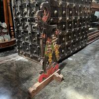 Gambar Patung Wayang Ukir Kayu Bima Jawa dengan Stan Kayu Lawas dari moessongallery undefined 5 Tokopedia