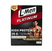 Gambar L-Men Platinum Refill Choco Latte 800 gram - Kemasan Refill Suplemen Fitness Tinggi Protein dari slimming medicine shop undefined 2 Tokopedia