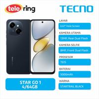 Gambar HP TECNO SPARK GO1 4/64gb - Hitam dari Tele Ring undefined 2 Tokopedia