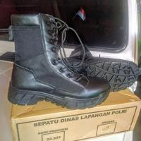 Gambar SEPATU PDL JATAH PEMBAGIAN POLISI POLRI 40 dari afysha undefined 1 Tokopedia