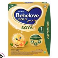 Gambar susu formula bayi bebelove gold soya 1 umur 0 - 6 bulan kemasan box 170 gr dari Blue Bubbles undefined 1 Tokopedia