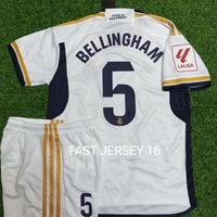 Gambar New Jersey REAL MADRID Kids Anak Junior Home 2023/2024 + NAMESET TERLARIS - +Nameset+Patch, 18 dari travelFAI undefined 4 Tokopedia
