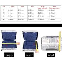 Gambar [PROMO] [TERMURAH] [COD] Sarung Koper Cover Koper Elastis 18 19 20 21 22 24 26 Inch S M L XL - RED, S dari EzyShopp_ undefined 5 Tokopedia