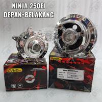 Gambar Tromol VND set depan belakang Ninja 250 Fi karbu Z250 tromol ninja 250 fi dari K2 Speed shoop undefined 1 Tokopedia