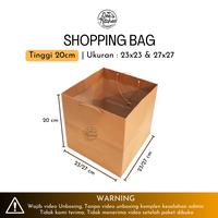 Gambar [HALAL] Shopping Bag 20x23+23cm (12pcs) dari Dees kitchen bogor undefined 1 Tokopedia