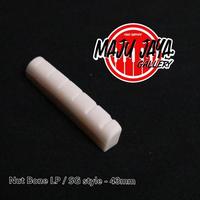Gambar nut bone tulang gitar elektrik akustik les paul LP SG Style dari MUSIC1 STORE undefined 1 Tokopedia