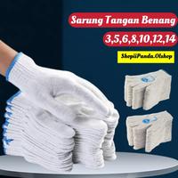 Gambar Sarung Tangan Proyek Safety Kain Tebal Benang 3,5,6,8,10,12,14 Untuk Kerja Kebun (24 Pcs) - (24pcs) B05 dari Shopiipanda Olshop undefined 1 Tokopedia