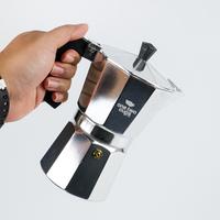 Gambar Crema Moka Pot 6 Cup (Brandless - mirip Bialetti) - Mokapot Espresso - Black, 6 Cups dari Waterground Coffee & Roastery undefined 3 Tokopedia