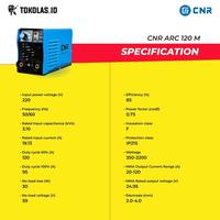 Gambar KUALITAS TERBAIK Mesin Travo Trafo Las MMA Stick Inverter Welding CNR ARC 120 M Ampere IGBT 900 Watt Kecil Hemat Listrik dari CV JAYA II undefined 5 Tokopedia
