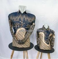 Gambar eL- biru navy/batik couple ayah anak biru navy new colection batik widjaya - dewasa dari StyleThrive undefined 3 Tokopedia