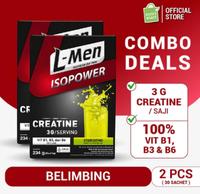 Gambar Twin Pack - L-Men Isopower Stargizing 30 Sachet with Creatine & Vitamin B dari Slimming herbal shop undefined 1 Tokopedia