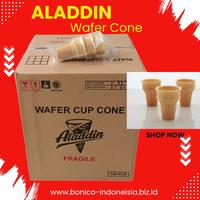 Gambar Ice Cream WAFER CUP CONE Cake Cone 1 dus Aladdin aladin gojek grab dari Innovasi Shop undefined 1 Tokopedia
