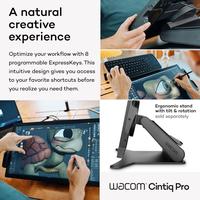 Gambar Wacom DTH227K0A Cintiq Pro 22 (+ STAND) drawing tablet with screen; 4K UHD touchscreen graphic drawing monitor dari Keewee Shop undefined 2 Tokopedia