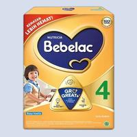 Gambar Bebelac 4 GroGreat+ Susu Bubuk Pertumbuhan Anak Madu atau Vanilla 400 gram - Vanila dari firsalstore undefined 1 Tokopedia