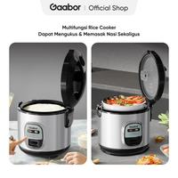 Gambar RICE COOKER SERBAGUNA GAABOR (Memasak Mengukus Menghangatkan) - Kapasitas 1 Liter dari TOKO JAWA ELECTRIK undefined 3 Tokopedia