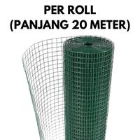Gambar Per-Roll Kawat Loket Hijau 1 inch x 100 cm x 20 Meter Kawat Ram Pagar Kandang Ayam Lapis PVC 25 mm x 1 Meter dari toko bangunan depok citra undefined 1 Tokopedia