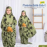 Gambar Mukena Anak Batik Ratu Kids 6 - sage dari Alma Collection 3 undefined 5 Tokopedia