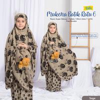 Gambar Mukena Anak Batik Ratu Kids 6 - sage dari Alma Collection 3 undefined 3 Tokopedia