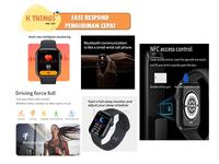 Gambar LAXAS FIT Smartwatch Series 8 Watch 8 Max 1.85 inch with Game NFC Bluetooth Call Jam Tangan Pintar Tahan Air Heart Rate Monitor Fitness dari K Things undefined 2 Tokopedia