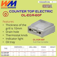 Gambar OL-EGR-60F GETRA COUNTER TOP ELECTRIC GRIDDLE FULL FLAT GRIDDLE OL EGR 60F dari CV. WAKA Mandiri undefined 1 Tokopedia