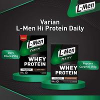 Gambar DAILY PACKAGE - L-MEN DAILY CHOCOLATE 250GR & POPCORN CARAMEL 250GR - SUPLEMEN TINGGI WHEY PROTEIN BERKUALITAS dari ErlansyahStore undefined 1 Tokopedia