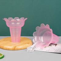 Gambar Cup Minuman / Es Krim plastik Import Premium tebal model kembang Cup model Payung Umbrella Cup dari AJUDANSEPATUMURAH undefined 3 Tokopedia