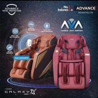 Gambar Advance Kursi Pijat Refleksi Full Body I-Chiro Galaxy X Massage Chair Terapi Refleksi Kursi Therapy Punggung Tubuh Leher Pijit dengan AVA & 3D Rollers - Alpha Red dari Advance Product Official undefined 2 Tokopedia