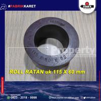 Gambar Roll Rotan Karet - Rubber Rattan Roll Mesin Poles Pitrit uk 115 x 60 mm Lubang Besar dari NIRI Rubber Cirebon undefined 1 Tokopedia