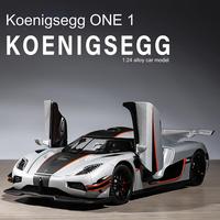 Gambar (R175) Diecast alloy Koenigsegg ONE1 scala 1:24 & 1/32 Sound Light and Pullback system - Ungu 1:24 dari RBX Diecast undefined 1 Tokopedia