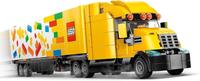 Gambar LEGO 60440 City Delivery Truck  Playset for Ages 8 & Up, Featuring a Truck with a Large Trailer Pallets of Playsets, a Functioning Toy Forklift Truck & a Hot-Dog Stand dari Jabrick Rumah LEGO undefined 2 Tokopedia