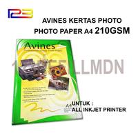 Gambar AVINES KERTAS PHOTO PAPER GLOSSY A4 210GR QTY 100 dari 123refillcenter undefined 1 Tokopedia