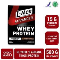 Gambar L-MEN WHEY ADVANCED CHOCO VANILLA 500G - SUPLEMEN TINGGI WHEY PROTEIN BERKUALITAS dari ErlansyahStore undefined 2 Tokopedia