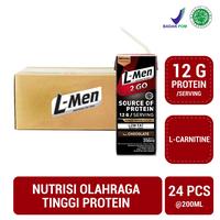 Gambar L-MEN HI PROTEIN 2 GO CHOCOLATE 200ML - SUPLEMEN TINGGI PROTEIN SIAP MINUM BERKUALITAS dari ErlansyahStore undefined 1 Tokopedia