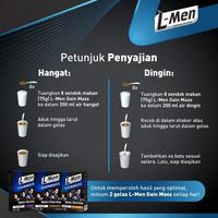 Gambar L-MEN GAIN MASS CHOCOLATE 225G - SUPLEMEN PENAMBAH MASSA OTOT TINGGI WHEY PROTEIN BERKUALITAS dari ErlansyahStore undefined 5 Tokopedia