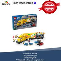Gambar LEGO 60440 City Delivery Truck  Playset for Ages 8 & Up, Featuring a Truck with a Large Trailer Pallets of Playsets, a Functioning Toy Forklift Truck & a Hot-Dog Stand dari Jabrick Rumah LEGO undefined 1 Tokopedia