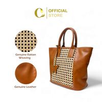 Gambar Cakra Official - Tas Wanita Thumbelina Rattan Bag Tas Rotan Kulit Asli Tas Jinjing Wanita Tas Selempang Wanita Tas Rotan Wanita Terbaru Rattan Sling Bag - Cokelat dari PSBN Store undefined 3 Tokopedia